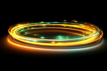 Poster - Abstract glowing circle