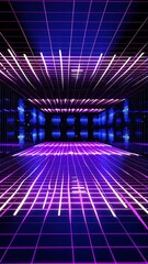 Wall Mural - lights on the dance floor flicker rhythmically