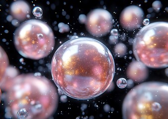 Poster - Abstract spheres in motion