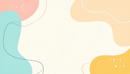 Poster - Colorful abstract backgrounds digital artwork creative design studio aesthetic minimalism