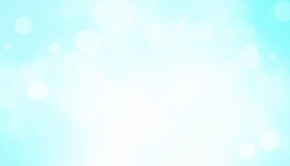 Poster - Soothing blue bokeh background digital art abstract aesthetic calm environment soft focus serenity concept