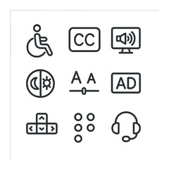 Poster - icons for web and mobile applications