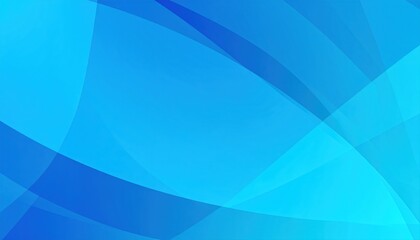 Poster - Dynamic blue abstract waves digital art graphic design modern aesthetic vivid colors creative perspective