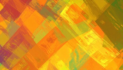 Poster - Vibrant abstract painting modern art gallery digital artwork creative space close-up view colorful expression