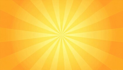 Poster - Radiant sunburst illustration digital art vibrant colors abstract design creative concept