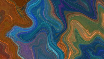 Poster - Dynamic abstract art swirls digital canvas colorful textures creative environment artistic view visual innovation