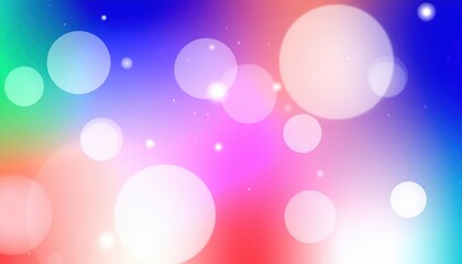 Poster - Dynamic colorful bokeh effects studio graphic design abstract close-up vibrant visuals for art projects