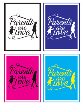 Global Day of Parents Calligraphy Quote