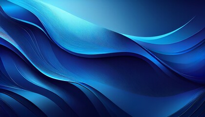 Poster - beautiful deep blue gradients backgrounds