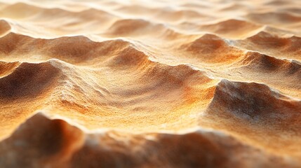 Poster - An abstract background of gently undulating warm sandy dunes creating a subtle, flowing texture with soft light and shadow, evoking serenity and natural simplicity. A perfect backdrop for designs.