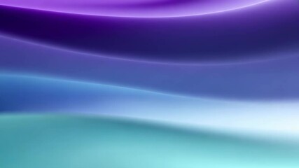 Poster - Colorful Abstract Light Waves in Blue Purple and Aqua Tones for Background and Design Use