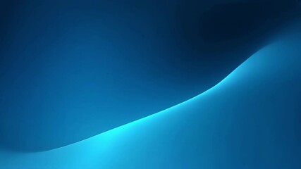 Poster - Ethereal Blue Abstract Background with Soft Waves and Gradients for Modern Design Projects