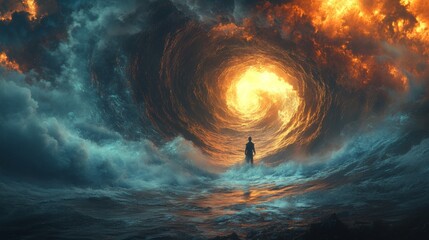 Wall Mural - An untouched parallel version of Earth's time