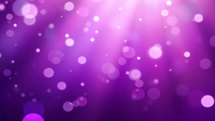 Poster - Ethereal Purple Light Burst with Bokeh Effect for Creative Backgrounds and Designs
