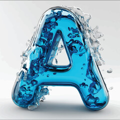 Fototapete - Stylish letter A design in editable vector EPS format. Clean and modern typography perfect for logos, branding, monograms,  Adobe Illustrator Artwork