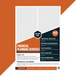 © Tabish - Customizable flyer template for digital banking services, investment portfolios, and accounting firms seeking modern promotional materials for web or print