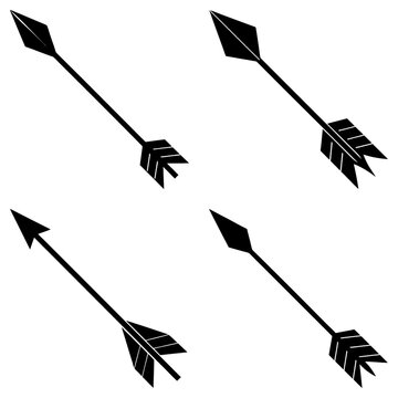 Arrow Silhouette vector illustration