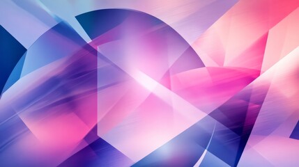 Poster - Exploring futuristic overlapping geometric polygons in a digital art environment a viewpoint on modern design concepts