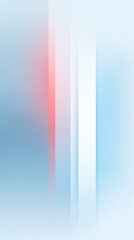Poster - Abstract illustration featuring soft gradients of blue and red hues, creating a serene atmosphere with vertical lines and smooth transitions, ideal for modern design projects and backgrounds