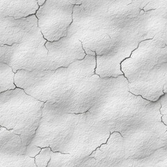 Poster - Textured pattern of cracked white paint on an old wall evokes aged elegance and charm, perfect for backgrounds or artistic projects SEAMLESS PATTERN
