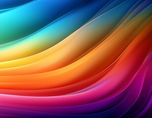 Fototapete - vibrant abstract gradient background with colorful hues blending smoothly over time
