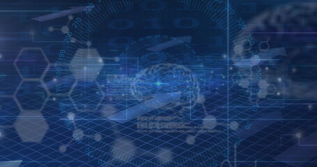 Poster - Image of data processing over brains