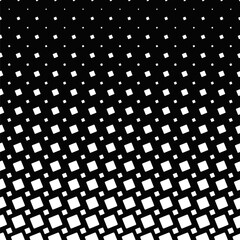 Poster - Geometrical black and white abstract random square pattern background