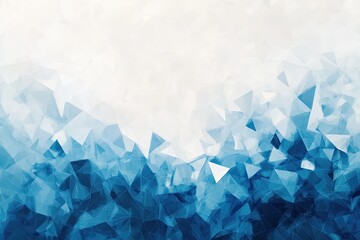 Poster - Abstract background with layered triangles