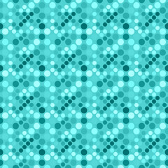 Poster - Seamless geometrical circle pattern background design - abstract vector graphic from circles