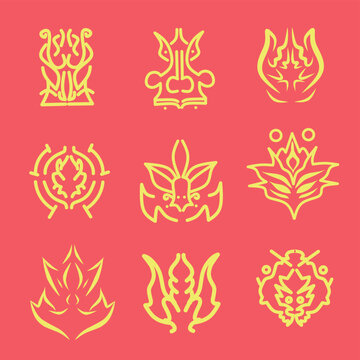 Symbol Emblem Vector Set