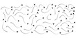 © Hikestudio3 - Hand drawn line chalk brush stroke arrow icon set. Chalk crayon underline, check mark, scribble and texture in rough hand sketch style. Drawn heart, frame, star design shapes. Vector illustration