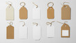 © Almaz - Clean Slate: Set of Blank Paper Labels and Cloth Tags