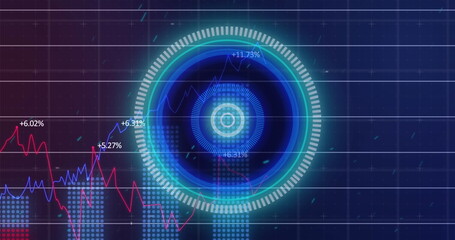 Poster - image of scope with grid and data processing