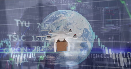 Poster - Image of data processing over female patient