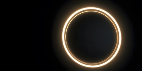 Poster - Abstract Rings, Motion Blur, And Glowing Lights Create A Mesmerizing Image. Dynamic Rings, Abstract Art, Futuristic Shapes, Ethereal Glow, And Energy Circles Provide Visual Excitement. Dark Backdrop