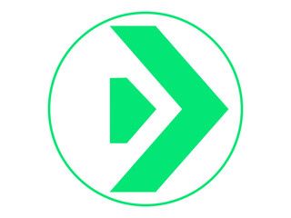 green power button