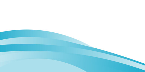 Poster - Blue and white business wave banner background. vector