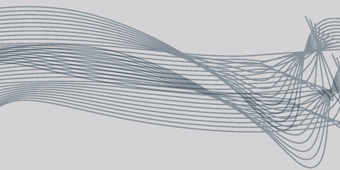 Aufkleber - Grey gradient abstract background with curve line.eps10