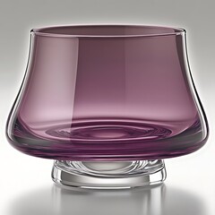 Poster - Elegant amethyst glass bowl with refined base for versatile home decor