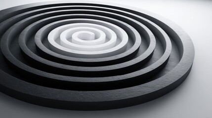 Poster - A spiraling object showcasing a unique shape and form, representing the beauty of natural patterns and geometry