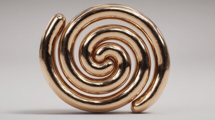 Poster - Stunning gold spiral illustrating the golden ratio economic pulse as a captivating design concept element