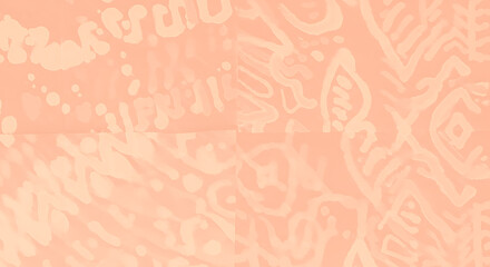 Poster - Abstract Peach Colored Pattern Seamless Texture Background Design and Print