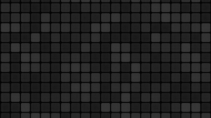 black background digital technology abstract square pattern loop animation