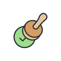 Poster - Approved Validation Stamp With Checkmark For Quality Assurance Design