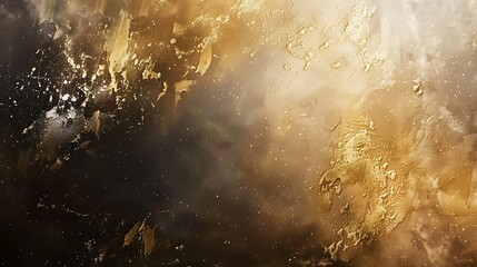 Leinwandbilder - Abstract golden texture with dark and light areas creates a decorative background