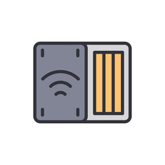Poster - Modern Access Card Featuring Wireless Communication And Identification Method