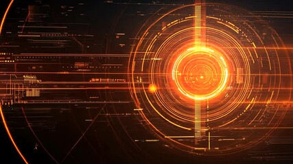 Wall Mural - Futuristic Digital Abstract Matrix Background Design