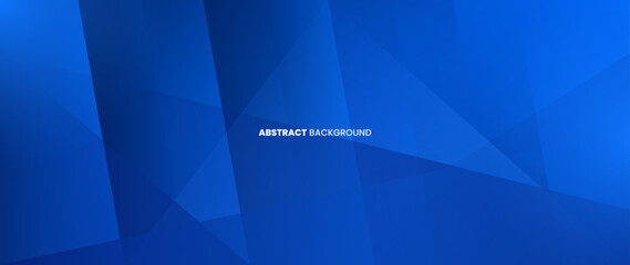 Poster - Modern blue abstract background. With straight lines pattern. Web banner, wallpaper, banner, brochure. Geometric shape background.	
