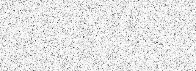 Poster - Black rough grain background. Random noise snow overlay texture. Abstract grunge grit dotted wallpaper. Distressed gritty dust backdrop with speckles, flecks, particles, drops, specks. Vector