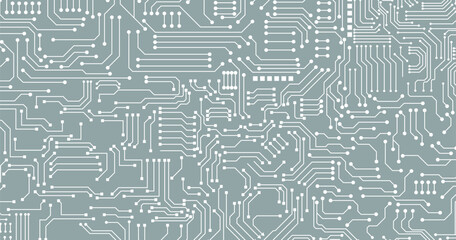 Poster - technology background image, circuit board.
